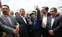 بازدید معاون اجرایی رییس‌جمهور و وزیر صمت از شرکت گسترش سوخت سبز زاگرس 