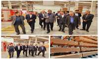 بازدید نماینده وزیر صمت و معین استان قزوین از واحد صنعتی این استان