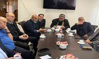 بررسی روند بازسازی واحدهای تولیدی آسیب‌دیده با حضور معاون وزیر صمت