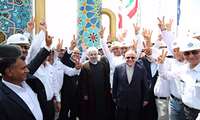 فیلم | بهره برداری از فازهای ١٧ و ١٨ میدان گازی پارس جنوبی با حضور رئیس جمهور در عسلویه آغاز شد